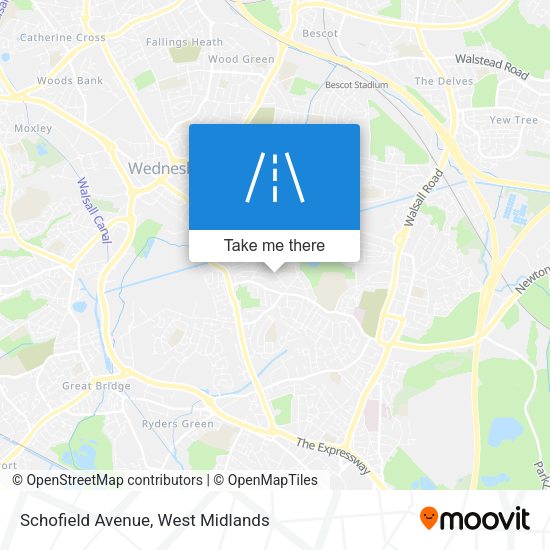 Schofield Avenue map