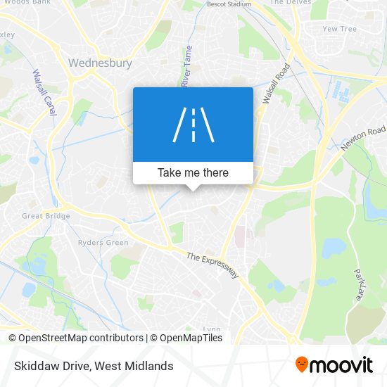 Skiddaw Drive map