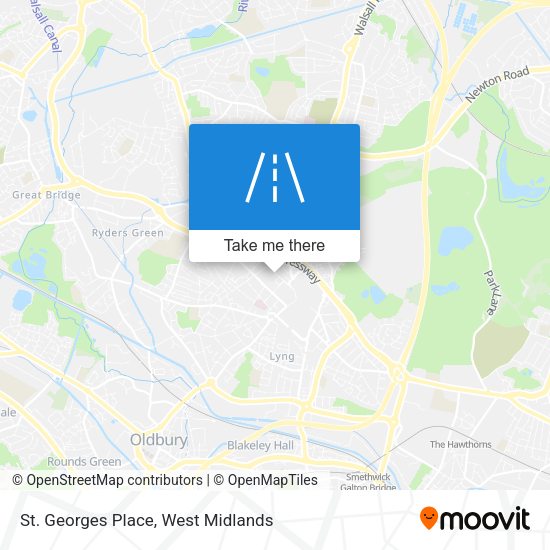 St. Georges Place map