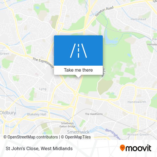 St John's Close map