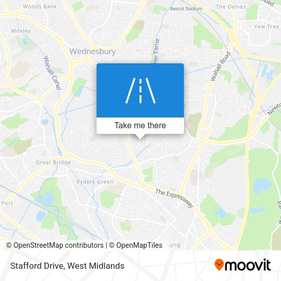 Stafford Drive map