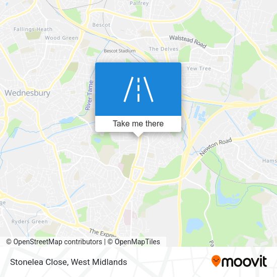 Stonelea Close map