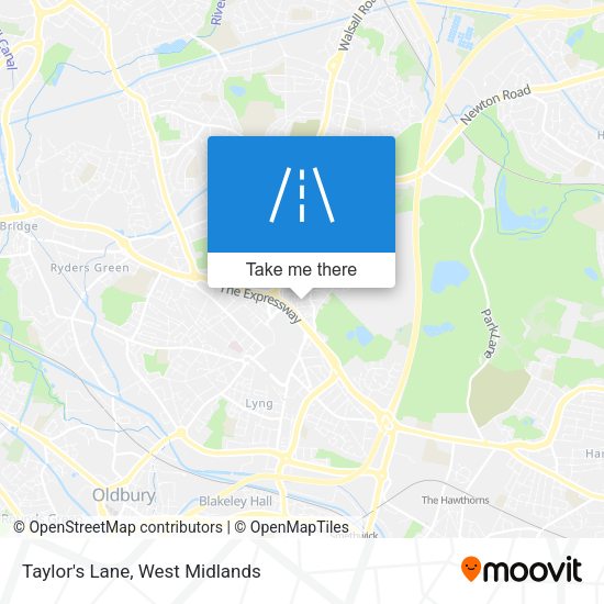 Taylor's Lane map