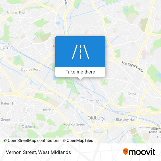 Vernon Street map