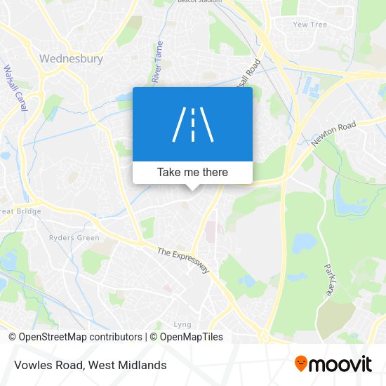 Vowles Road map