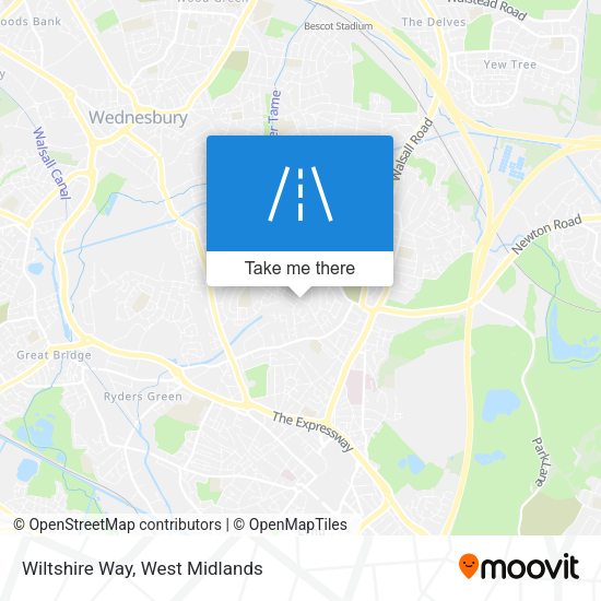 Wiltshire Way map