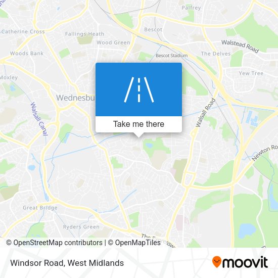 Windsor Road map