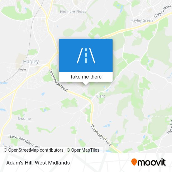 Adam's Hill map
