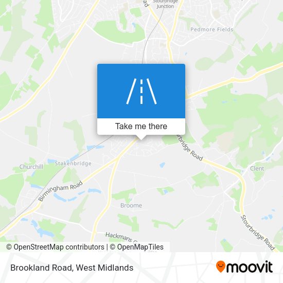 Brookland Road map