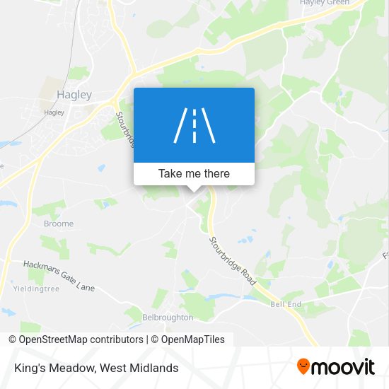 King's Meadow map