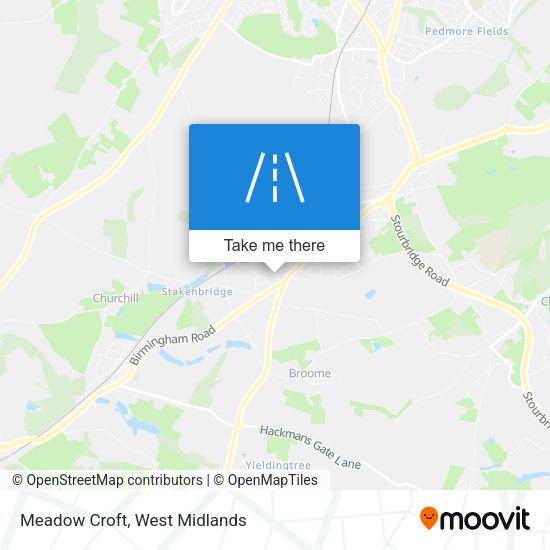 Meadow Croft map