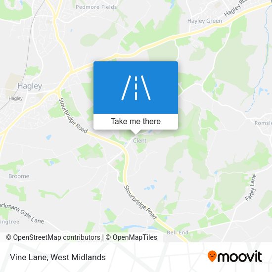 Vine Lane map