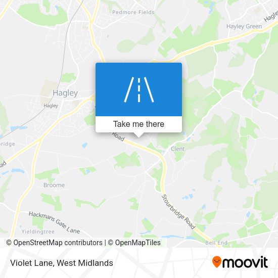 Violet Lane map