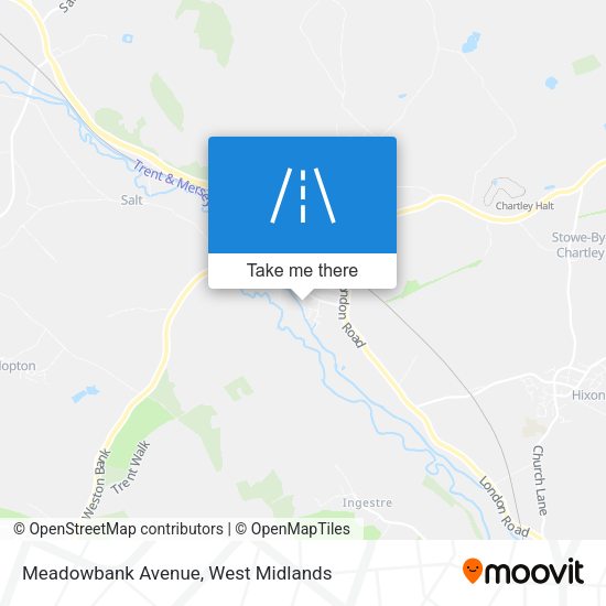 Meadowbank Avenue map