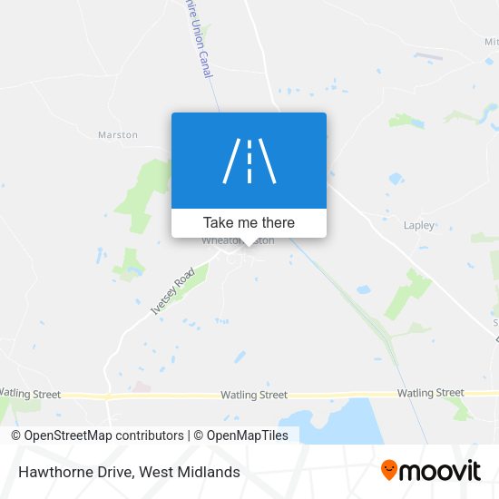 Hawthorne Drive map