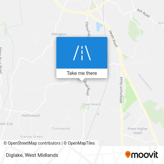 Diglake map