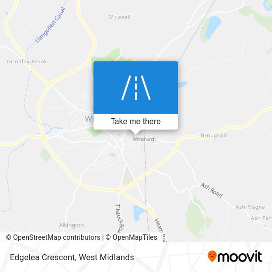 Edgelea Crescent map