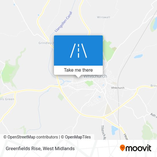 Greenfields Rise map