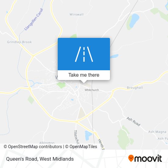 Queen's Road map