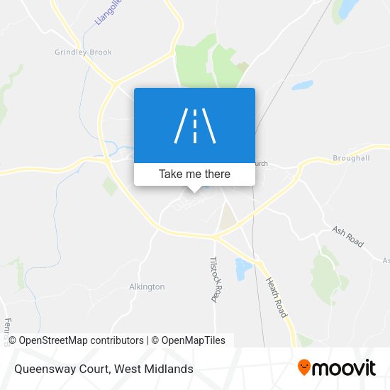 Queensway Court map