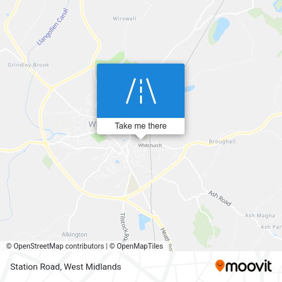 Station Road map