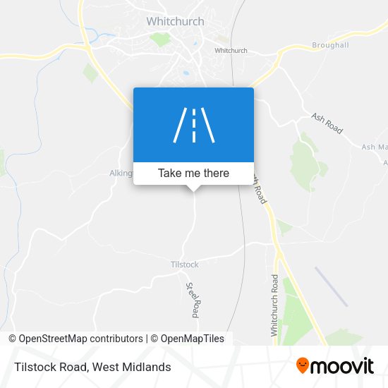 Tilstock Road map
