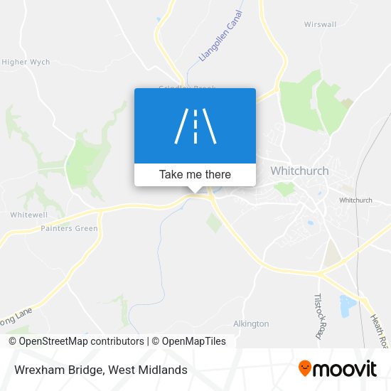 Wrexham Bridge map