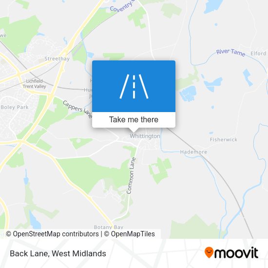 Back Lane map