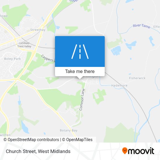 Church Street map