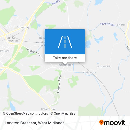 Langton Crescent map