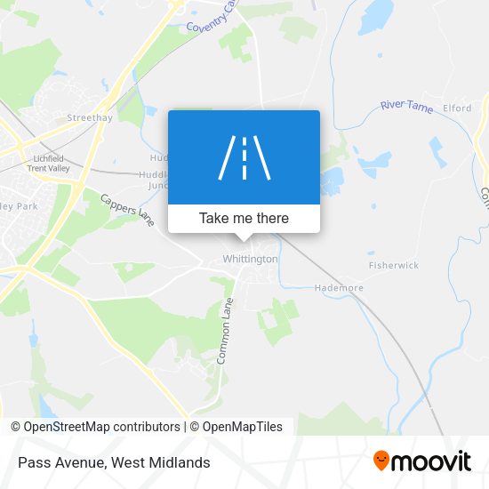 Pass Avenue map