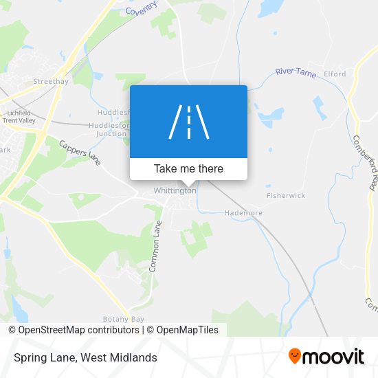 Spring Lane map