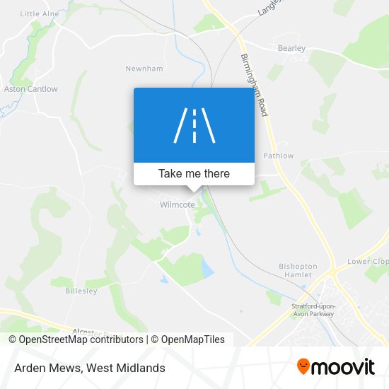 Arden Mews map