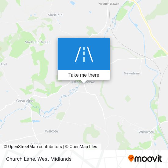 Church Lane map