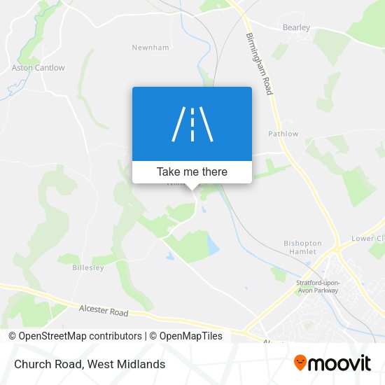 Church Road map