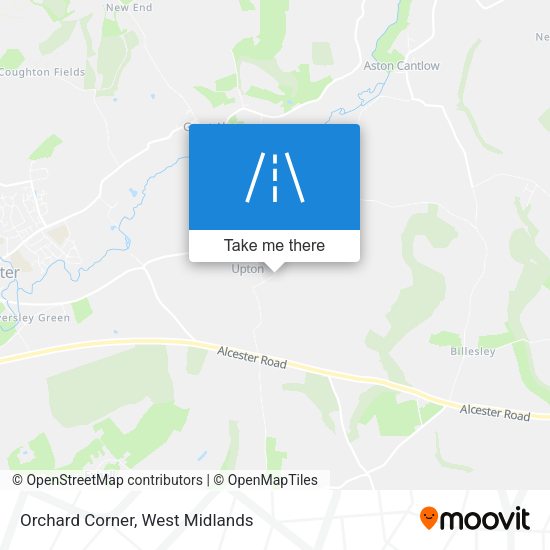 Orchard Corner map