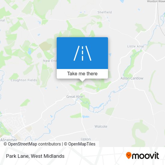 Park Lane map