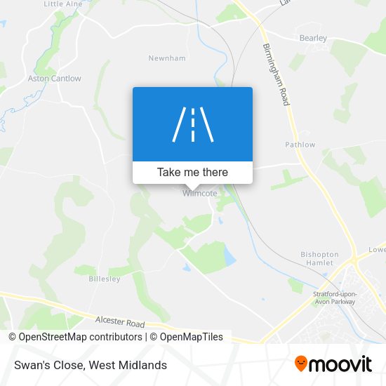 Swan's Close map