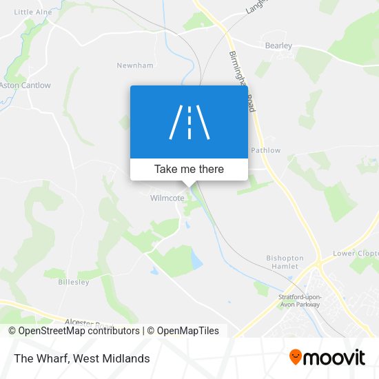 The Wharf map