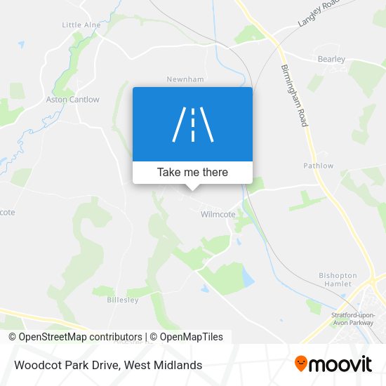 Woodcot Park Drive map