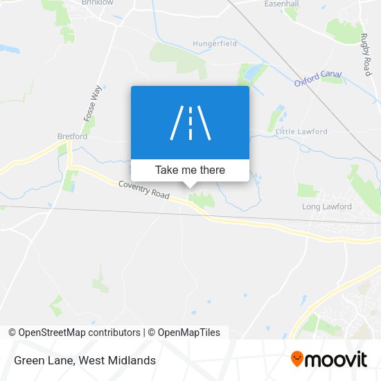 Green Lane map