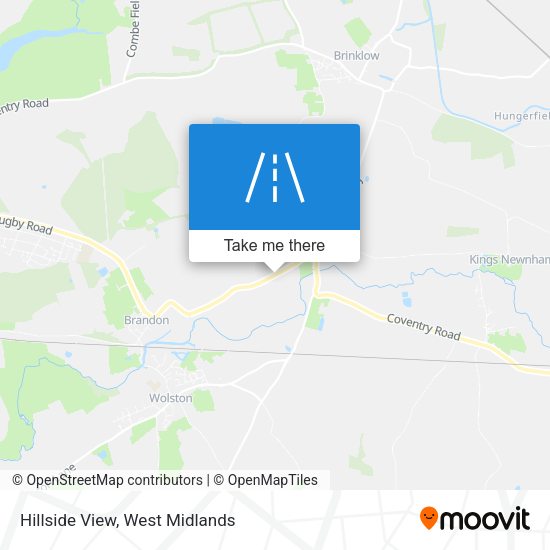 Hillside View map
