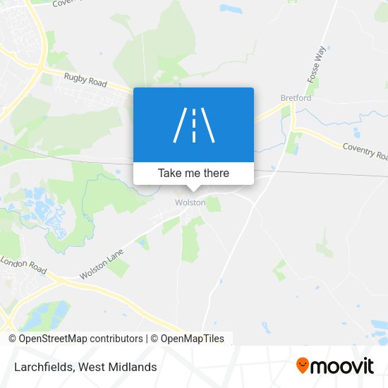 Larchfields map