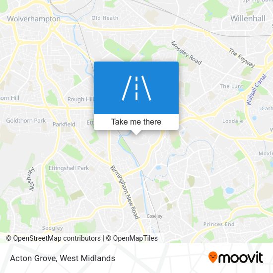 Acton Grove map