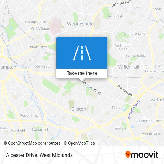 Alcester Drive map