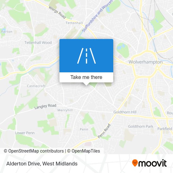 Alderton Drive map