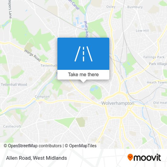 Allen Road map