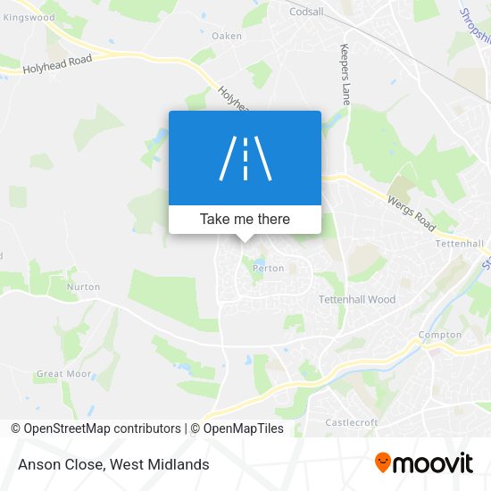 Anson Close map