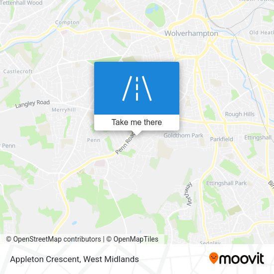 Appleton Crescent map