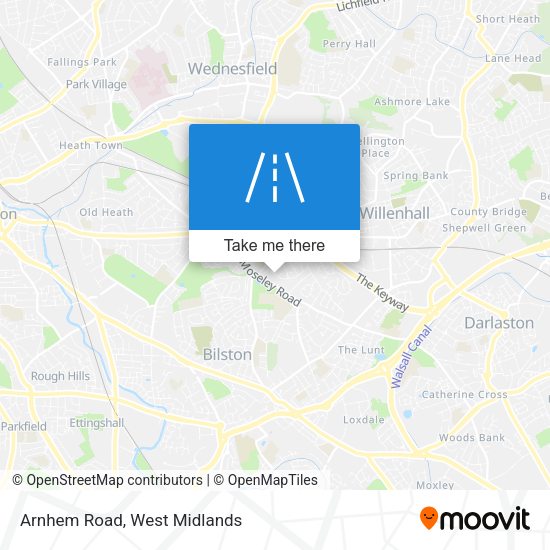 Arnhem Road map